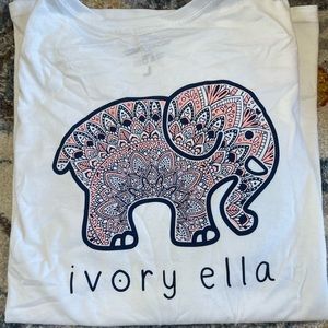 Ivory Ella Pink & Navy Mandala Long Sleeve Shirt